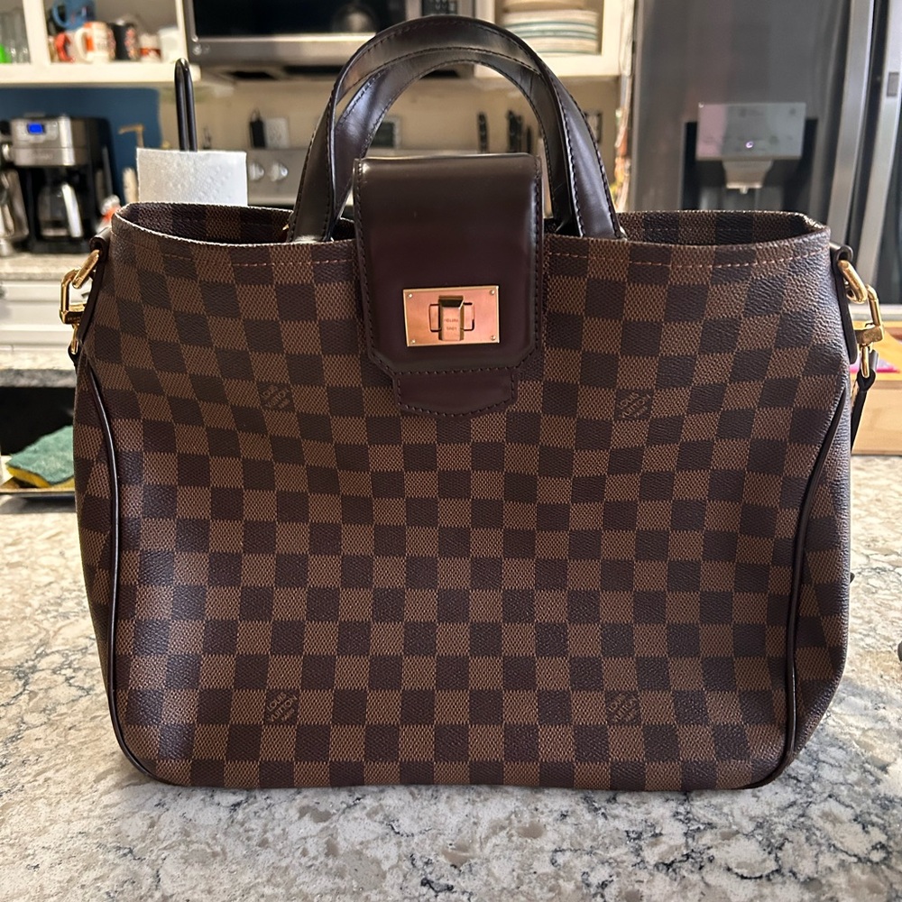 Authentic Louis Vuitton Cabas Rosebery Damier